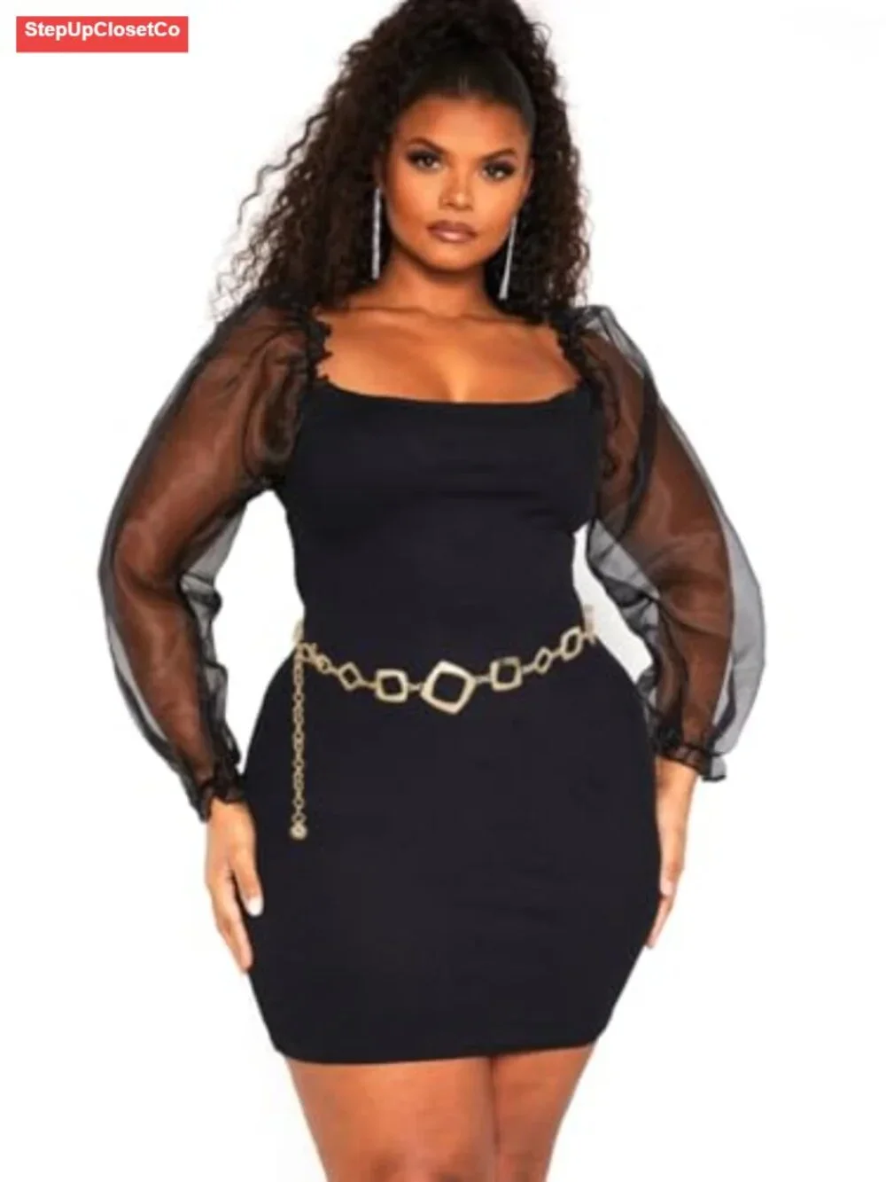 Women's Metal Waist Chain Belt Adjustable Belly Chain Retro Lobster Clasp